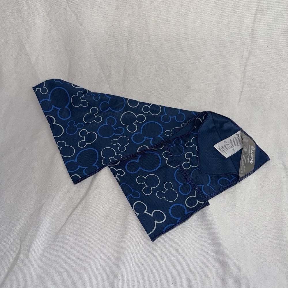Disney Parks Mickey Mouse Blue Cooling Towel CoolCore 15" x 36" Brand New No Box